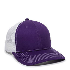 Outdoor Cap OC771 Structured Trucker With Solid Mesh Back Hat