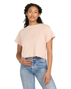 US Blanks US531OR Ladies' Organic Baby Rib Crop T-Shirt