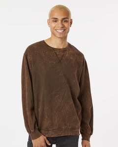 Dyenomite 845MW Premium Fleece Mineral Wash Crewneck Sweatshirt