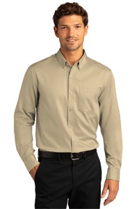 Port Authority W808 Long Sleeve SuperPro ™ React ™ Twill Shirt