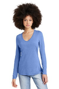District DT135 Women's Perfect Tri ® Long Sleeve V-Neck Tee