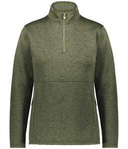 Holloway 223740 Ladies Alpine Sweater Fleece 1/4 Zip Pullover