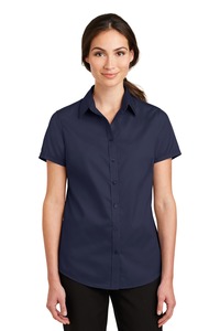 Port Authority L664 Ladies Short Sleeve SuperPro ™ Twill Shirt