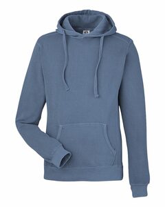 J America 8730JA Unisex Pigment Dyed Fleece Hooded Sweatshirt