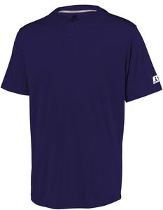 Russell Athletic 3R7X2B Youth Performance Two-Button Solid Jersey