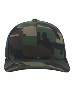 Pacific Headwear 108C Camo Snapback Trucker Cap