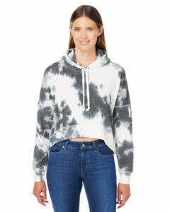 J America 8853JA Ladies' Triblend Cropped Hooded Sweatshirt