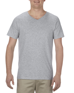 Alstyle AL5300 Adult 4.3 oz., Ringspun Cotton V-Neck T-Shirt