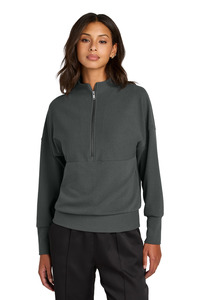 Mercer+Mettle MM3041 Women's Linear Texture 1/4-Zip