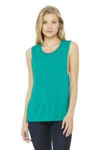 Bella + Canvas B8803 Women's Flowy Scoop Muscle Tank thumbnail