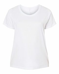 LAT 3816 Curvy Collection Women's Fine Jersey Tee