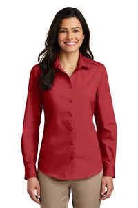 Port Authority LW100 Ladies Long Sleeve Carefree Poplin Shirt