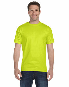 thumbnail image 2 of Safety Green & Black Security T-Shirt - Front & Back Print - Men's Neon Tee 2 of 5