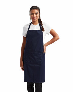 Artisan Collection by Reprime RP154 Unisex 'Colours' Recycled Bib Apron with Pocket
