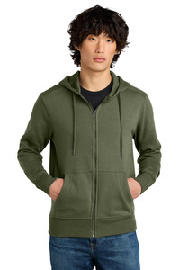 District DT1103 Perfect Weight ® Fleece Full-Zip Hoodie