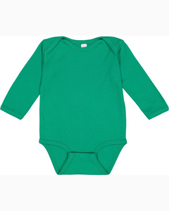 Rabbit Skins 4411 Infant Long Sleeve Baby Rib Bodysuit