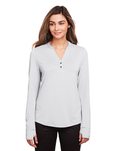 North End NE400W Ladies' Jaq Snap-Up Stretch Performance Pullover