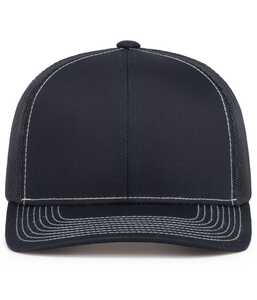 Pacific Headwear PH104S Contrast Stitch Trucker Snapback