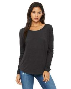 Bella + Canvas 8852 Ladies' Flowy Long-Sleeve T-Shirt with 2x1 Sleeves thumbnail