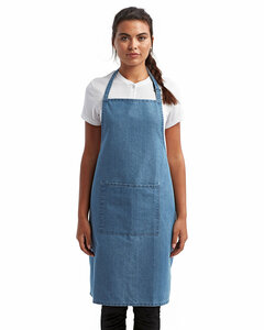 Artisan Collection by Reprime RP154 Unisex 'Colours' Recycled Bib Apron with Pocket