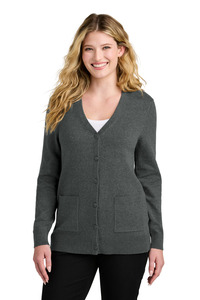 Port Authority LSW4150 Women's Easy Care Button-Up Cardigan Sweater