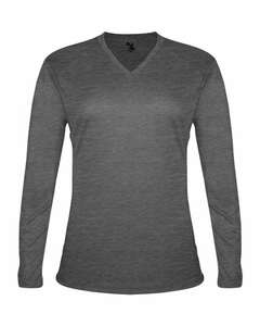 Badger Sport 4964 Tri Blend L/S Women's Tee