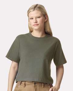 American Apparel 102AM Women's Fine Jersey Boxy Tee