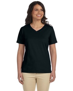 LAT L-3587 Ladies V Neck Premium Jrsy Tee