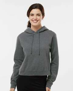 Badger Sport B1261 Women's Crop Hooded Sweatshirt