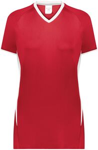 Augusta Sportswear 6916 Girls Cutter+ V-Neck Jersey