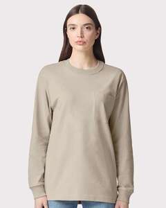 American Apparel AA9410 Super Heavyweight Long Sleeve Pocket Tee