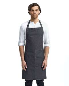 Artisan Collection by Reprime RP126 Jeans Stitch Denim Bib Apron thumbnail