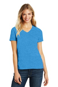 District DM1190L Women's Perfect Blend ® CVC V-Neck Tee