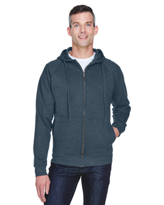 UltraClub 8463 Adult Rugged Wear Thermal-Lined Full-Zip Hooded Fleece