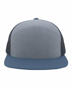 Pacific Headwear P787 6-Panel Arch Trucker Snapback Cap