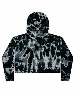 Tie-Dye CD8333 Ladies' Cropped Hooded Sweatshirt