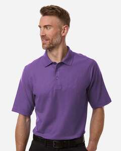 Harriton HM105 Men's Maverick CVC Pique Polo