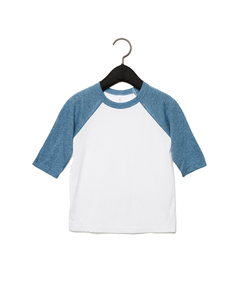 Bella + Canvas 3200T Toddler 3/4-Sleeve Baseball T-Shirt