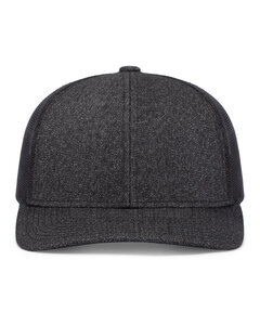 Pacific Headwear 210C Melange Heather Low-Profile Trucker