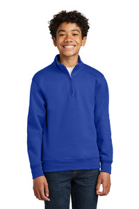 Port & Company PC78YQ Youth Core Fleece 1/4-Zip Pullover Sweatshirt