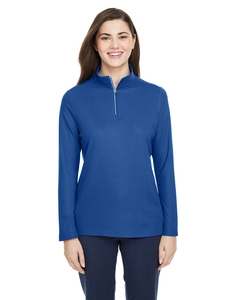 CORE365 CE405W Ladies' Fusion ChromaSoft™ Pique Quarter-Zip