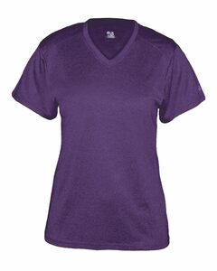 Badger Sport 4362 Pro Heather Women's V Neck Tee