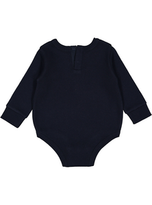Rabbit Skins 3421 Infant Lng Slv Fleece Bodysuit