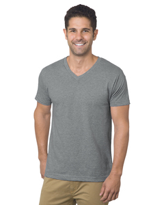 Bayside BA5025 Unisex 4.2 oz., Fine Jersey V-Neck T-Shirt