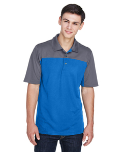 CORE365 CE101 Men's Balance Colorblock Performance Piqué Polo