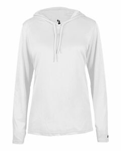 Badger Sport 4165 B Core L/S Women's Hood Tee