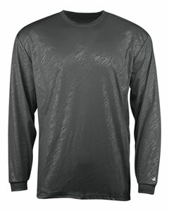 Badger Sport BG2145 Line Embossed L/S Youth Tee