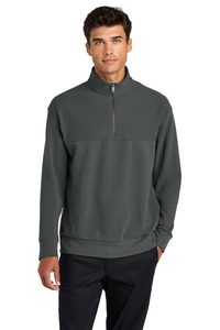 Mercer+Mettle MM3040 Linear Texture 1/4-Zip