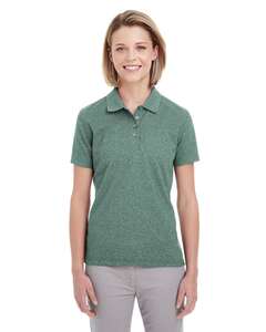 UltraClub UC100W Women's Heathered Pique Polo