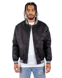 Shaka Wear SHVBJ Men's Varsity Bomber Jacket